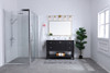 Elegant Furniture and Lighting Gene 5 Light Brass And Clear Glass Wall Sconce (LD2324BR)