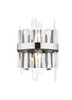 Serena 8 Inch Crystal Bath Sconce In Chrome (2200W8C)