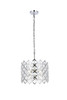 Lyla 13 Inch Pendant In Chrome (1111D13C)