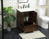 24 Inch Single Bathroom Vanity In Expresso (VF2824EX)