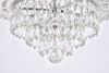 Century 9 Light Chrome Flush Mount Clear Royal Cut Crystal (V1900F20C/RC)