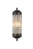 Olivia 1 Light Dark Bronze Wall Sconce Clear Royal Cut Crystal (1205W5DB/RC)
