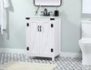 24 Inch Single Bathroom Vanity In White (VF90224WH)