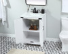 24 Inch Single Bathroom Vanity In White (VF90224WH)