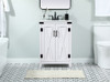 24 Inch Single Bathroom Vanity In White (VF90224WH)