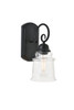 Spire 1 Light Black Wall Sconce (LD4007W5BK)