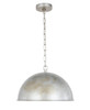 Marion Collection Pendant D15 H19 Lt:1 Vintage Silver Finish (LD6012D15S)