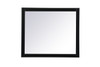 Aqua Vanity Mirror 42X36 Inch In Black (VM24236BK)