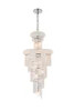Elegant Furniture and Lighting Spiral 10 Light Chrome Pendant Clear Royal Cut Crystal (V1800SR16C/RC)