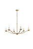 Trey 42 Inch Pendant In Brass (LD641D42BR)
