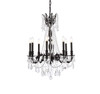 Rosalia 8 Light Dark Bronze Chandelier Clear Royal Cut Crystal (9208D24DB/RC)
