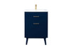 24 Inch Bathroom Vanity In Blue (VF41024MBL)