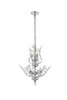 Orchid 8 Light Chrome Chandelier With Clear Crystal (V2011D21C/RC)