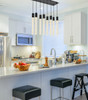 Weston 8 Lights Pendant In Black (2066D36BK)