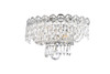 Century 2 Light Chrome Wall Sconce Clear Royal Cut Crystal (V1900W12C/RC)