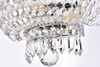 Century 2 Light Chrome Wall Sconce Clear Royal Cut Crystal (V1900W12C/RC)