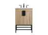 24 Inch Single Bathroom Vanity In Mango Wood (VF48824MW)