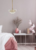 Elegant Furniture and Lighting Emilia 14 Inch Pendant In Brass (1104D14BR)