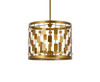 Levante 3 Lights Pendant In Brass (LD7074D14BR)
