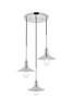 Etude 3 Light Chrome Pendant (LD4033D20C)