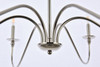 Elegant Furniture and Lighting Rohan 42 Inch Chandelier In Polished Nickel (LD5056D42PN)