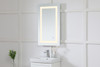 Helios 18In X 30In Hardwired Led Mirror With Touch Sensor And Color Changing Temperature 3000K/4200K/6400K  (MRE11830)