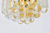 Corona 2 Light Gold Wall Sconce Clear Royal Cut Crystal (V8949W12G/RC)