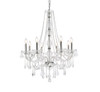 Verona 8 Light Chrome Chandelier Clear Royal Cut Crystal (V7858D28C/RC)