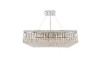 Maxime 12 Light Chrome Chandelier With Clear Crystal (V2032D32C/RC)