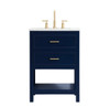 24 Inch Single Bathroom Vanity In Blue (VF19024BL)