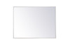 Monet White Rectangular Mirror (MR4071WH)