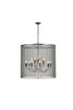 Brooklyn 15 Light Matte Black Chandelier With Clear Crystal (1131D36MB/RC)