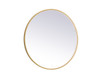 Pier 42 Inch Led Mirror With Adjustable Color Temperature 3000K/4200K/6400K In Brass (MRE6042BR)