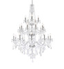 Verona 25 Light Chrome Chandelier Clear Royal Cut Crystal (V7825G43C/RC)