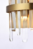 Serena 8 Inch Crystal Bath Sconce In Satin Gold (2200W8SG)