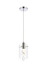 Hana 1 Light Chrome Pendant (5202D6C)