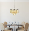 Sydney 9 Light Polished Nickel Chandelier Golden Teak (Smoky) Royal Cut Crystal (1231D26PN-GT/RC)