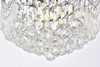 Corona 6 Light Chrome Flush Mount Clear Royal Cut Crystal (V8949F16C/RC)