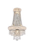 Primo 4 Light Chrome Wall Sconce With Clear Crystal (V1803W12SC/RC)