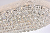 Elegant Furniture and Lighting Primo 18 Light Chrome Flush Mount Clear Royal Cut Crystal (V1800F36SC/RC)