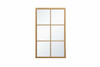 Motif Brass Windowpane Mirror (MR642440BR)