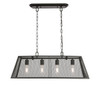 Zeke 4 Light Black Pendant (LD5043D32BK)