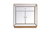 32' Antique Gold Mirrored Chest (MF53002G)