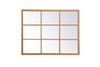 Motif Brass Windowpane Mirror (MR623240BR)