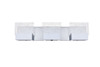 Elegant Furniture and Lighting Pollux 3 Light Chrome Led Wall Sconce (5301W22C)