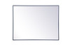 Monet Blue Rectangular Mirror (MR43648BL)