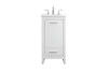 Filipo 18" Single White Bathroom Vanity (VF12818WH)