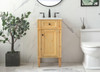 18 Inch Single Bathroom Vanity In Natural Wood (VF12518NW)