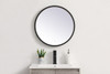 Pier 21 Inch Led Mirror With Adjustable Color Temperature 3000K/4200K/6400K In Black (MRE6021BK)