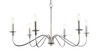 Rohan 6 Lights Polished Nickel Chandelier  (LD5006D36PN)